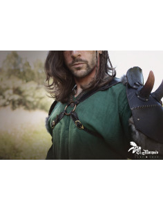 Hombrera grande de couro modelo Berseker 2