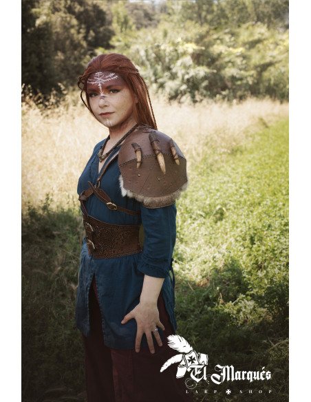 Hombrera pequena de couro modelo...