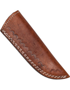 Faca aventureira com capa de couro (20,5 cm.) 2