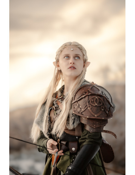 Hombrera nórdica em couro modelo Baldur