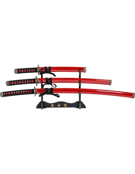 Conjunto Katana Wakizashi e Tanto...