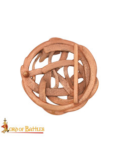 Fivela vikinga serpente para cinto, em bronze 2