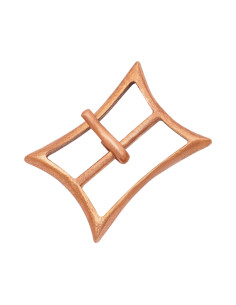 Fivela de cinto medieval de bronze fundido