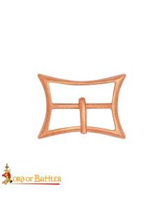 Fivela de cinto medieval de bronze fundido 2