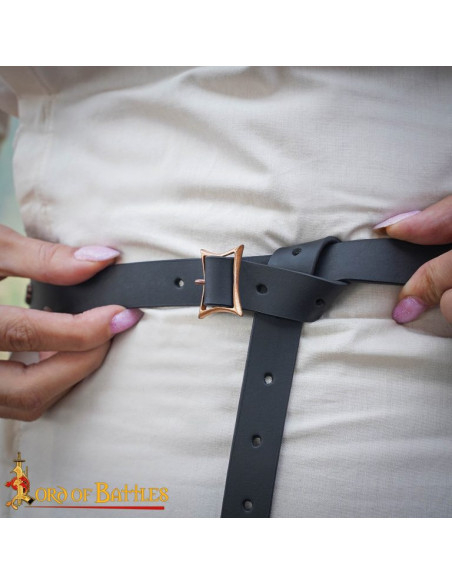 Fivela de cinto medieval de bronze...