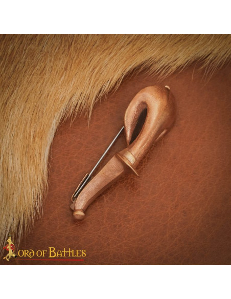 Fíbula romana em bronze: comprimento...