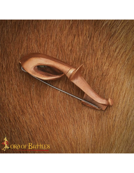 Fíbula romana em bronze: comprimento...