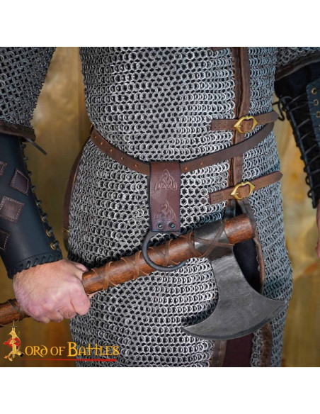 Tahalí Celta para machados em couro...