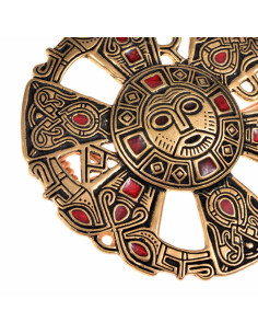 Broche medieval de bronze de Limons, França 2