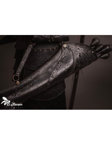 Carcaj para flechas de LARP com bolsa