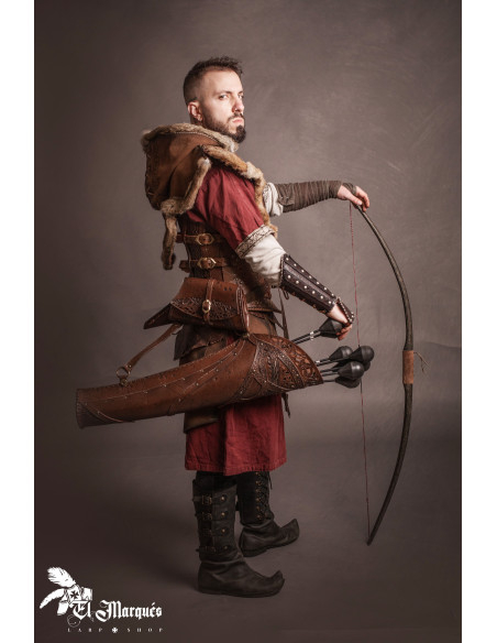 Carcaj para flechas de LARP com bolsa