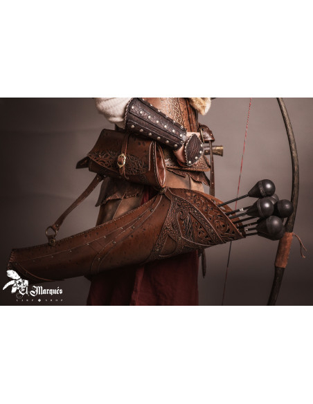 Carcaj para flechas de LARP com bolsa
