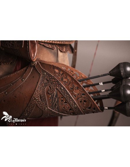 Carcaj para flechas de LARP com bolsa