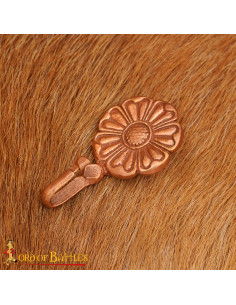 Suporte de cabide pequeno medieval em bronze