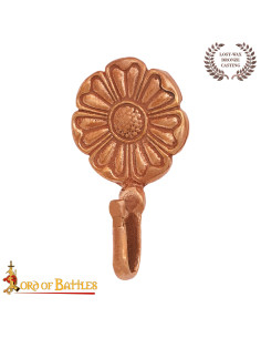 Suporte de cabide pequeno medieval em bronze 2