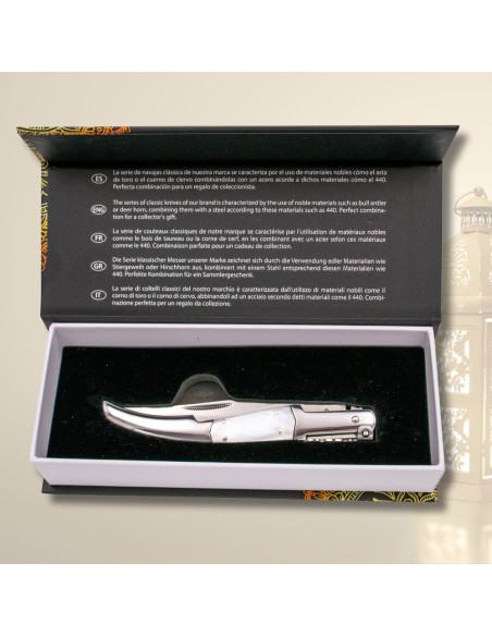 Faca de Carraca série Pérola com...