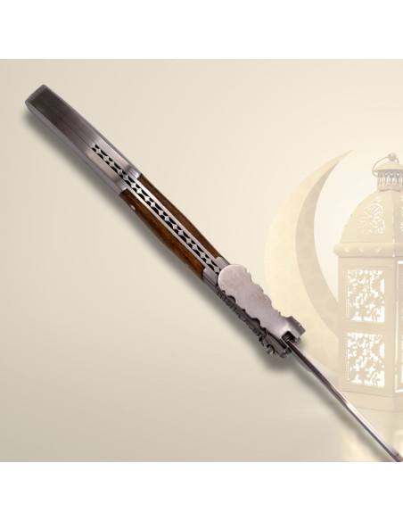 Faca árabe de Carraca série Seda Âmbar