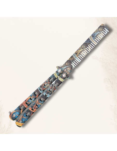 Faca borboleta pente SteamPunk