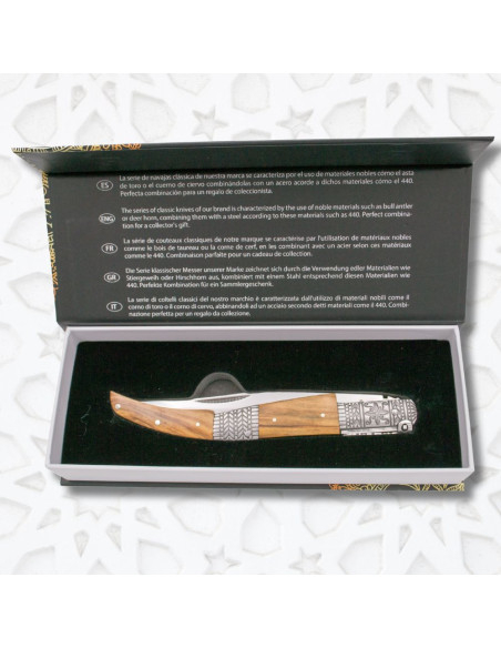 Faca de catraca Série Seda Âmbar