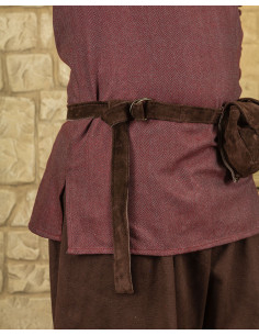 Cinturão Rickar com 5 bolsitas - Marrom 2