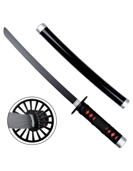 Mini Katana Tanjiro Kamado, lâmina em...