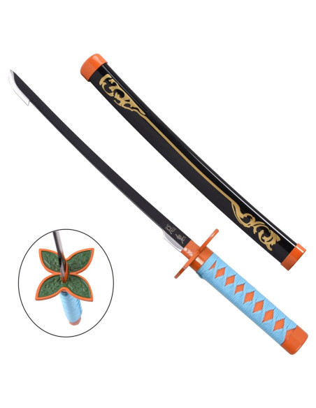 Mini Katana Shinobu Kochou, lâmina em...