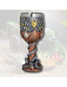 Copa de resina Espadas variadas (18 cm.)