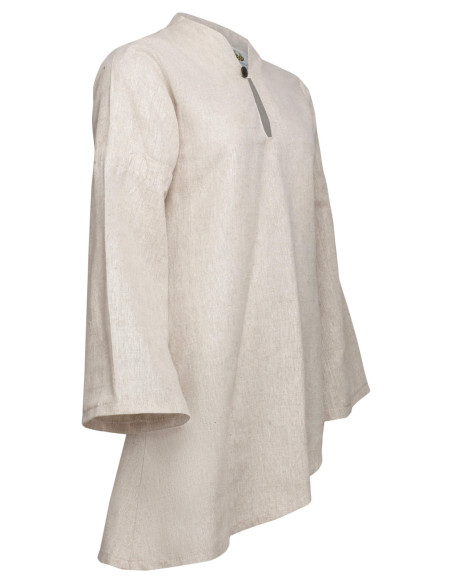 Blusa medieval em linho modelo...
