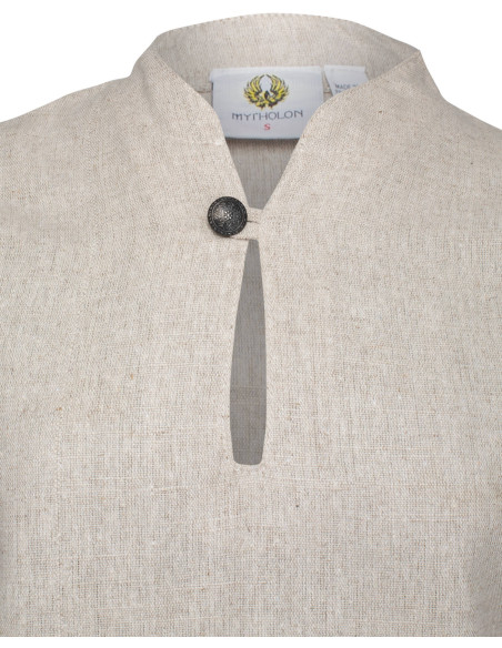 Blusa medieval em linho modelo...