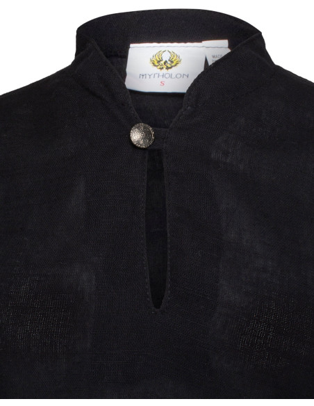 Blusa medieval em linho modelo...