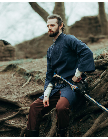 Túnica medieval de algodão modelo...