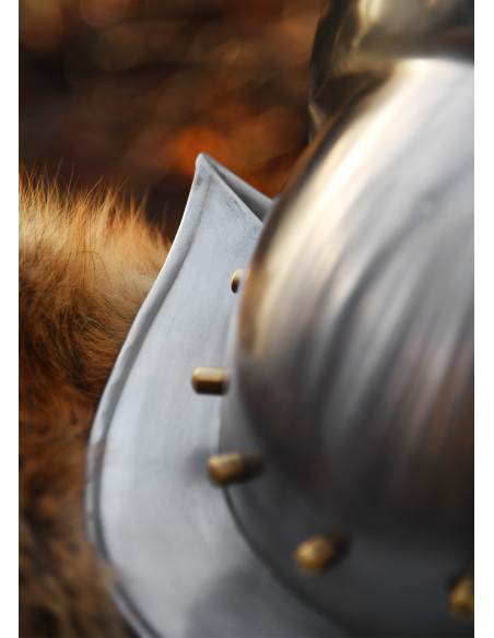 Capacete Morion alemão medieval,...