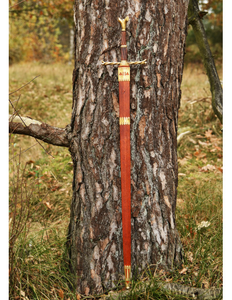 Espada cerimônias guarda trançada,...