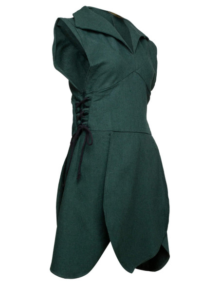 Túnica medieval de algodão modelo...