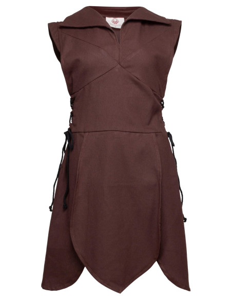 Túnica medieval de algodão modelo...