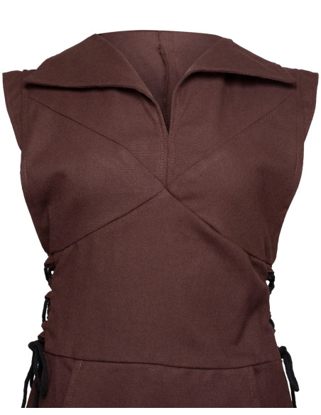 Túnica medieval de algodão modelo...