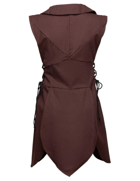 Túnica medieval de algodão modelo...