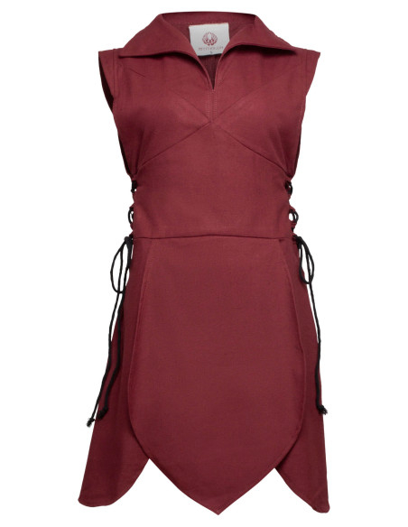 Túnica medieval de algodão modelo...