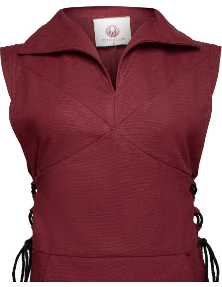 Túnica medieval de algodão modelo...