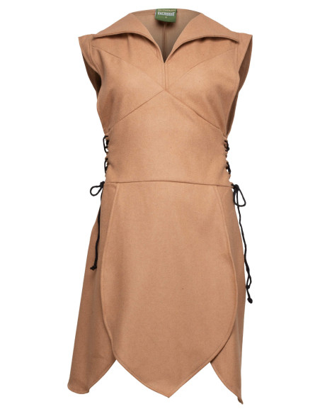 Túnica medieval em lã modelo Galatea,...