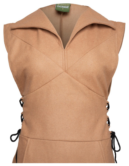 Túnica medieval em lã modelo Galatea,...