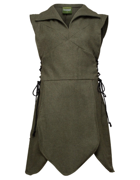 Túnica medieval em lã modelo Galatea,...