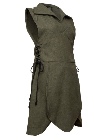 Túnica medieval em lã modelo Galatea,...