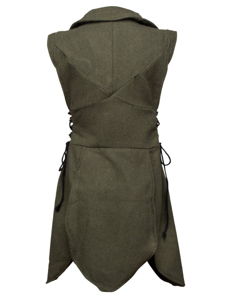 Túnica medieval em lã modelo Galatea,...