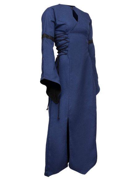 Vestido medieval de algodão modelo...