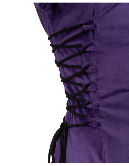 Vestido medieval de veludo modelo...