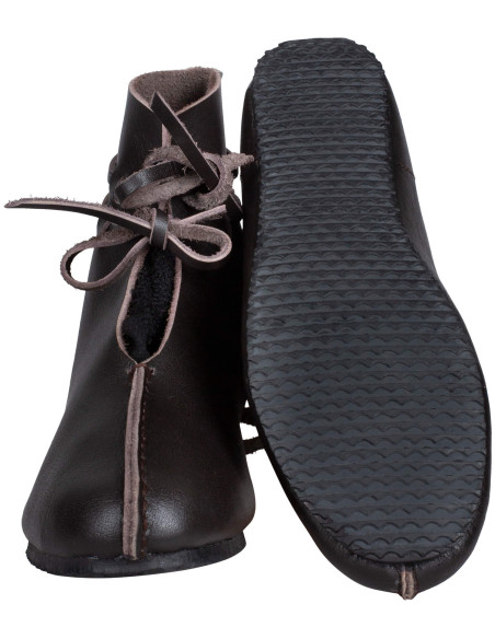 Botas medievais em couro modelo...