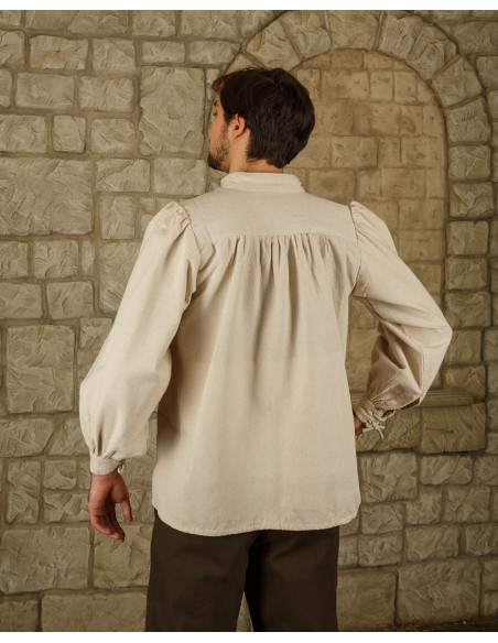 Camisa medieval de algodão modelo...