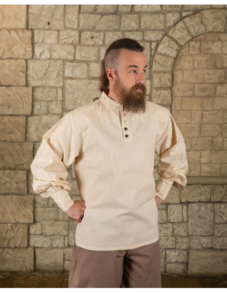 Camisa medieval de algodão modelo...