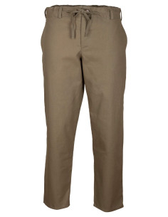 Calças medievais de tecido modelo Rocco, cor verde oliva